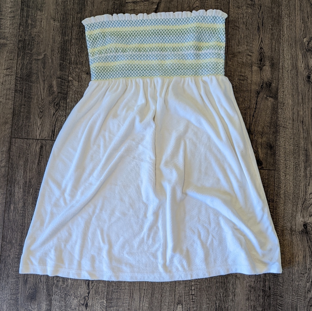 Lane Bryant Cacique swim cover up 18/20 White